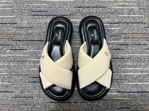Women C*hanel Top Slippers