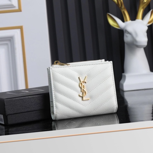 Y*SL Wallets Top Quality 10*8*2CM
