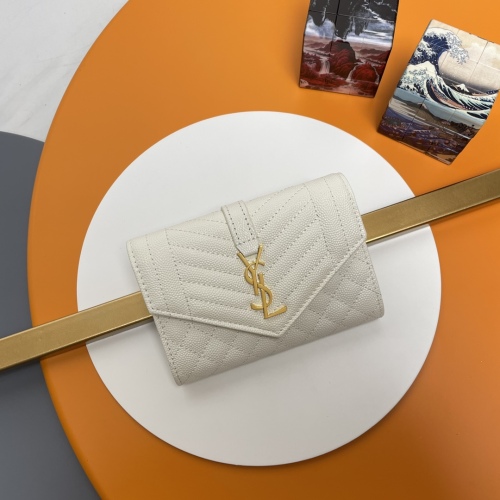 Y*SL Wallets Top Quality 13.5*9.5*3 CM