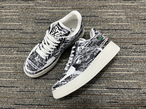 Men L*ouis V*uitton x D*ior x N*ike A*ir J*ordan Top Sneakers