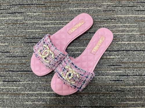 Women C*hanel Top Slippers