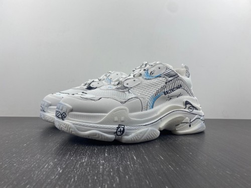 Men Women B*alenciaga Top Sneakers