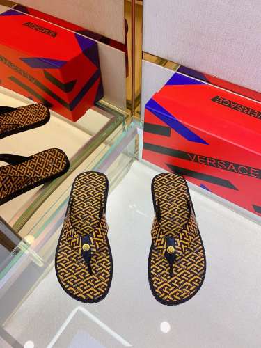 Men V*ersace Top Sandals