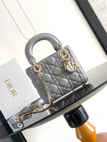 D*ior Top Bag 17*15*7CM