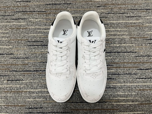 Men Women L*ouis V*uitton x Air Jordan Top Sneakers