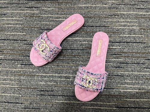 Women C*hanel Top Slippers