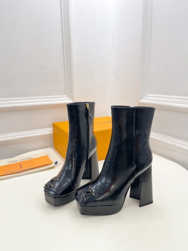 Women L*ouis V*uitton Top Boots