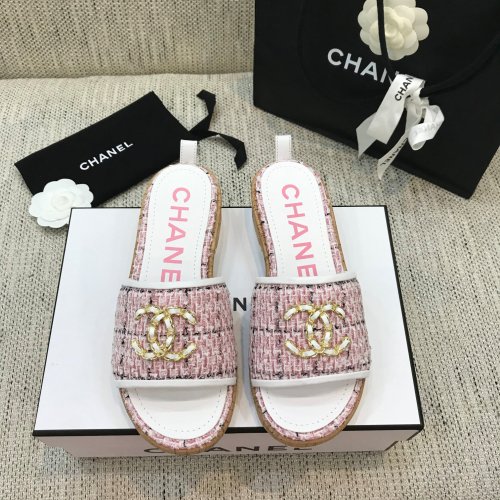 Women C*hanel Top Slippers