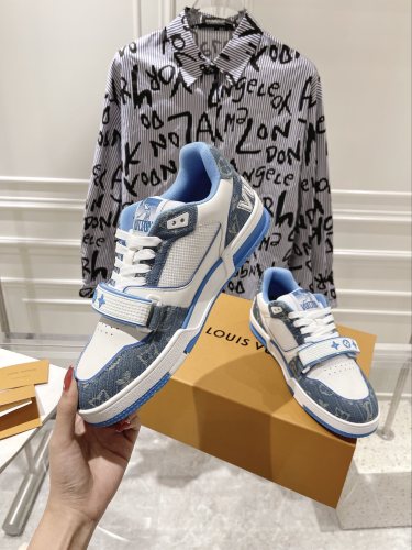Men Women L*ouis V*uitton Top Sneakers