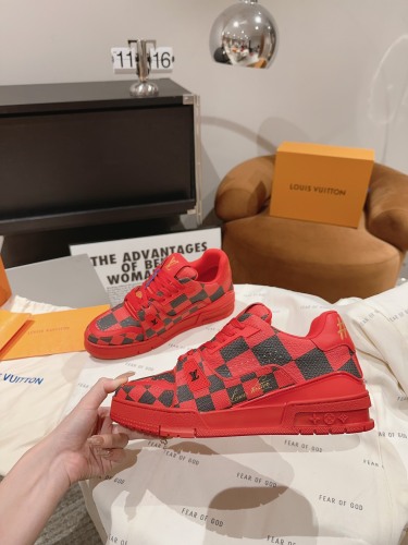 Men Women L*ouis V*uitton Top Sneakers