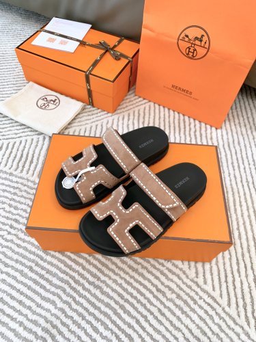 Men Women H*ermes Top Sandals