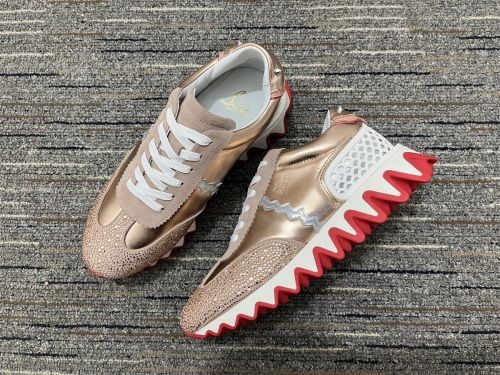 Men Women C*hristian L*ouboutin Aurelien Flat Top Sneakers