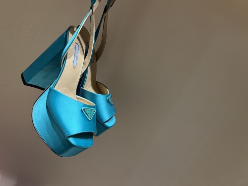 Women P*rada Top Quality Sandals 13.5CM