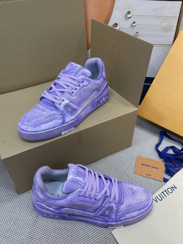 Men Women L*ouis V*uitton Top Sneakers Message US pics for More products on whatsapp