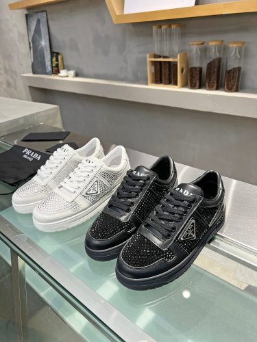 Mens Womens P*rada Top Sneakers
