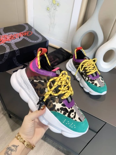 Men Women V*ersace Top Sneakers