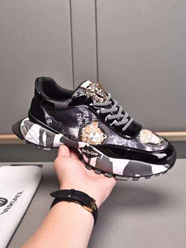Men V*ersace Top Sneaker