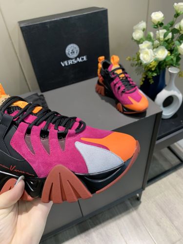 Men Women V*ersace Top Sneakers
