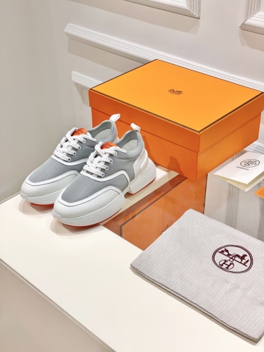 Men Women H*ermes Top Sneaker