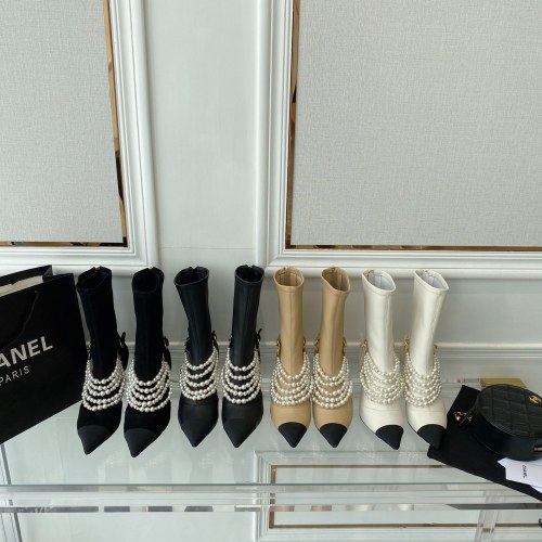 Women C*hanel Top Boots
