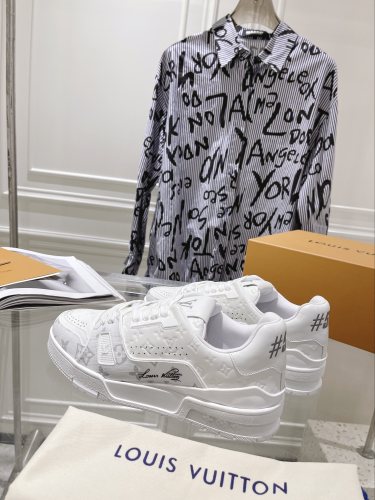 Men Women L*ouis V*uitton Top Sneakers