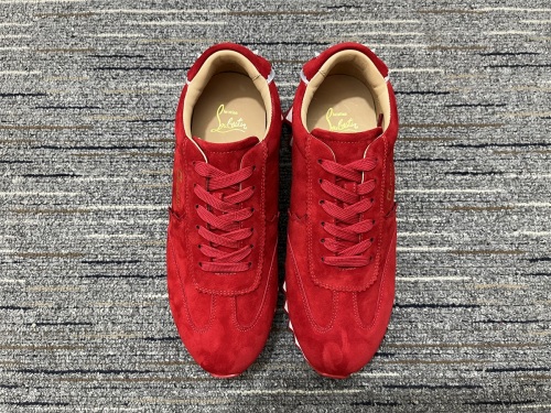 Men Women C*hristian L*ouboutin Aurelien Flat Top Sneakers