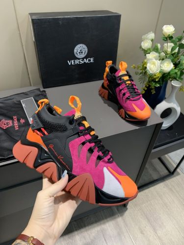 Men Women V*ersace Top Sneakers