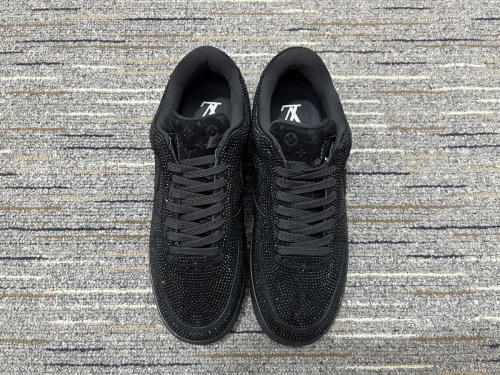Men L*ouis V*uitton x A*ir J*ordan Top Sneakers