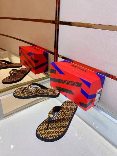 Men V*ersace Top Sandals