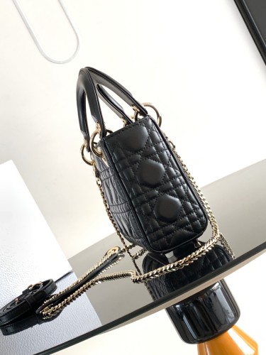 D*ior Top Bag 17*15*7CM