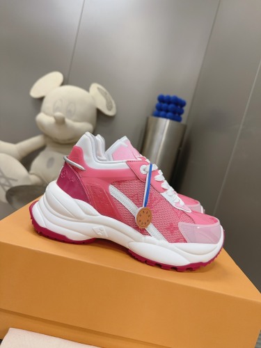 Women L*ouis V*uitton Top Sneakers