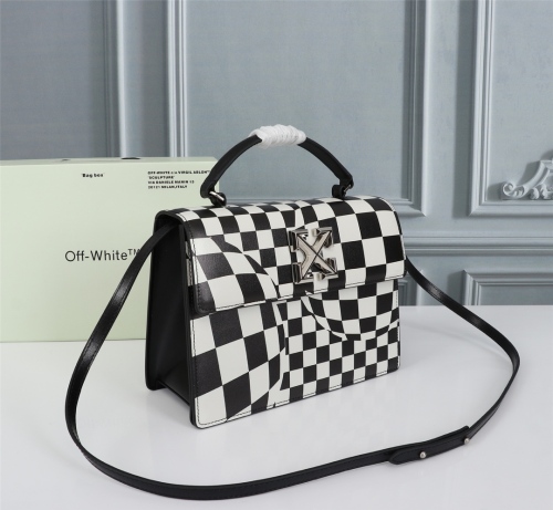 O*ff W*hite Bag Top Quality 25.5*18*11CM