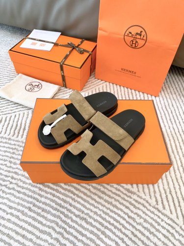 Men Women H*ermes Top Sandals