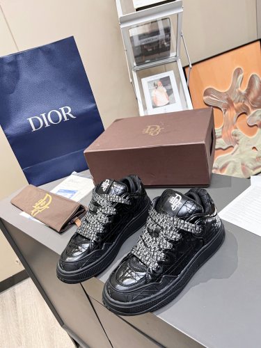 Men Women D*ior Top Sneakers