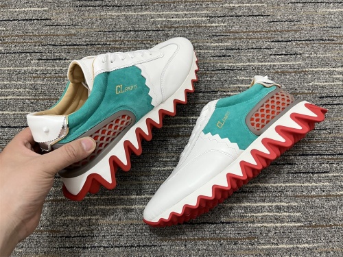 Men Women C*hristian L*ouboutin Top Sneakers