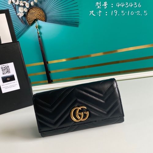 G*ucci Wallets Top Quality 18*10.5*4.5CM