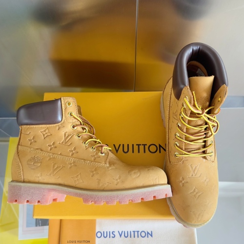 Men Women L*ouis V*uitton x T*imberland Top Quality Sneakers
