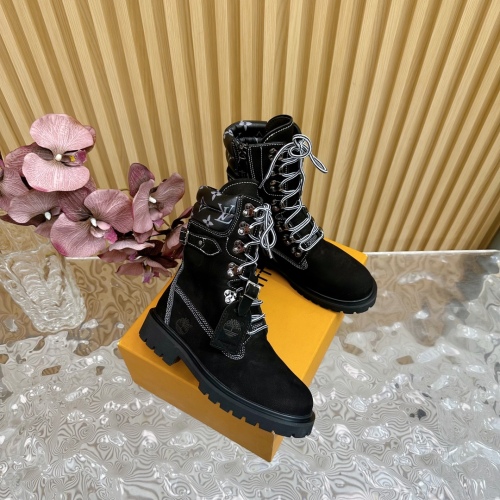 Women L*ouis V*uitton x T*imberland Top Quality Sneakers