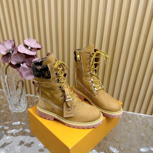 Women L*ouis V*uitton x T*imberland Top Quality Sneakers