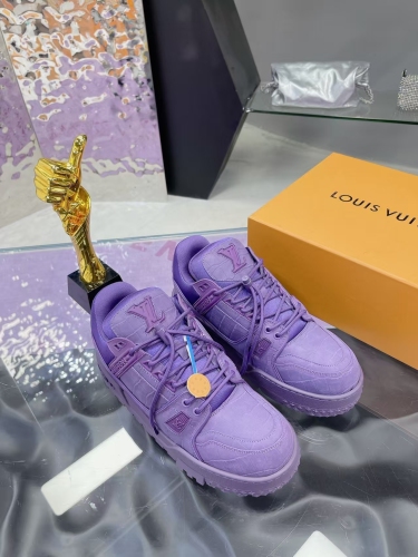 Men L*ouis V*uitton Skate Top Sneakers