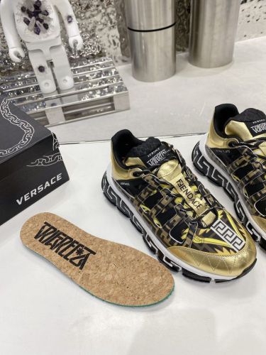 Men Women V*ersace Top Sneakers