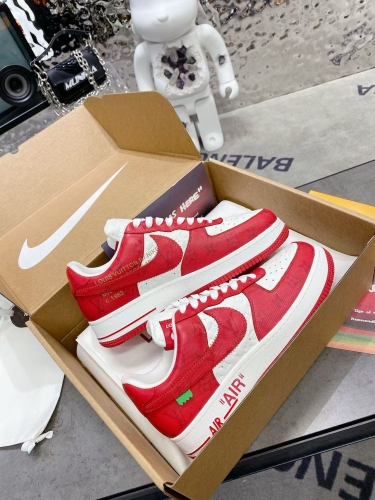 O*ff-W*hite x N*ike Air Force 1 x L*V Low