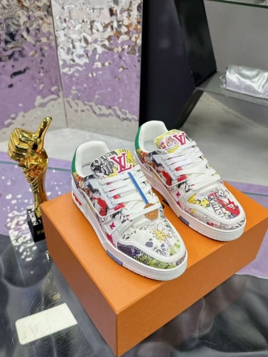 Men Women L*ouis V*uitton Top Sneakers