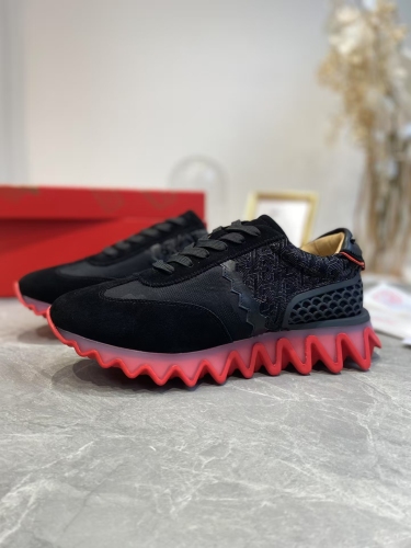 Men Women C*hristian L*ouboutin Aurelien Flat Top Sneakers