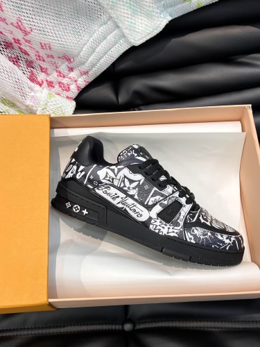 Men L*ouis V*uitton Top Sneakers