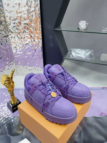Men L*ouis V*uitton Skate Top Sneakers