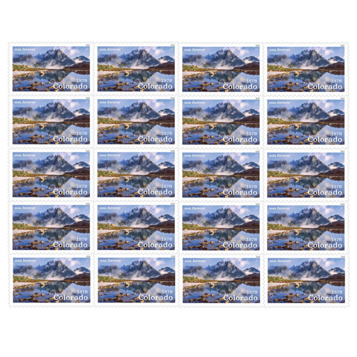 Colorado Statehood Stamps