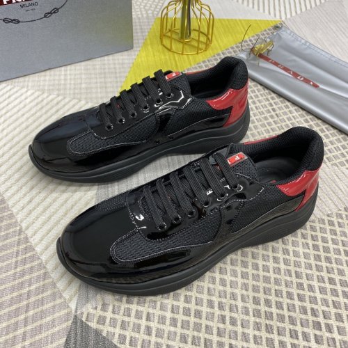Prada Mens Shoes Sneakers Casual Shoes for Men Luxury Brand Breathable Fashion Sneakers with Original Box