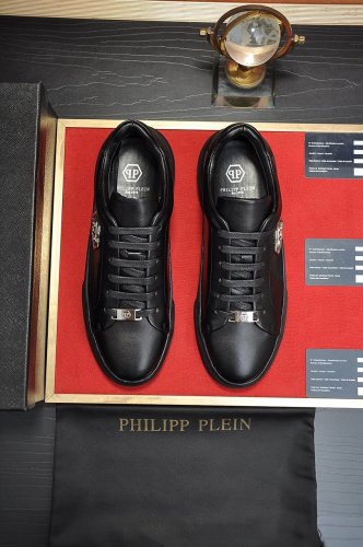 Philipp Plein Men Shoes Sneakers Low Top Sneaker Fashion Design Luxury Brand with Original Box
