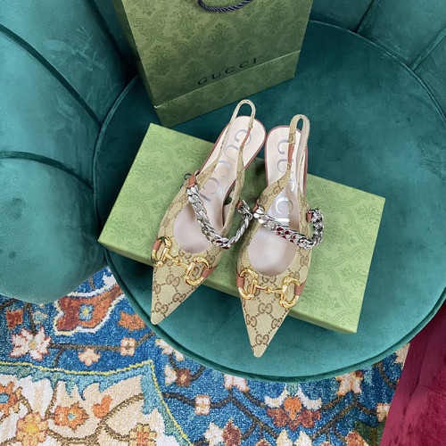 Gucci Womens Shoes Slingbacks